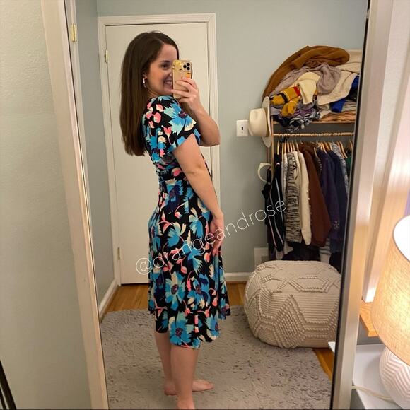 Temperley London Floral Midi Dress - Picture 13 of 16